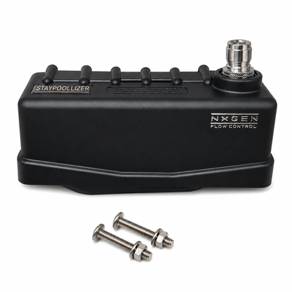 Quick Connect replacement tank assembly with integrated stainless steel NXGEN nozzle and two mounting bolts.