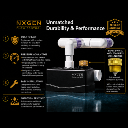 Staypoollizer NXGEN Flow Control with 1–200 PSI operating range
