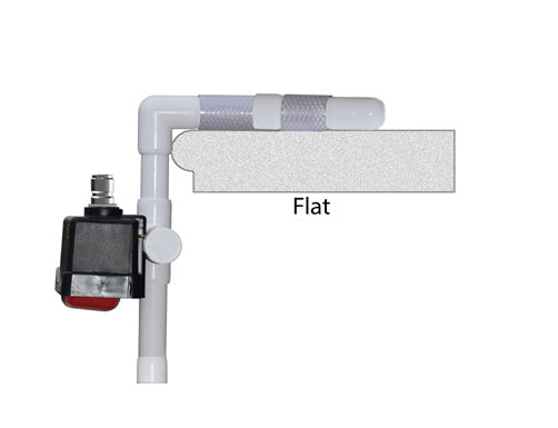 Flat - legs folded forward