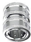Authentic metal Quick Connect coupling included with Staypoollizer